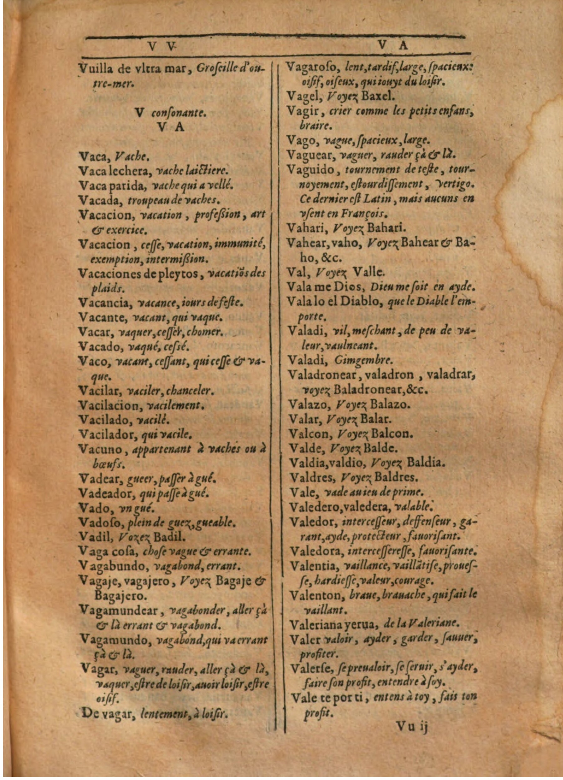 1607 - Marc Orry - Trésor des deux langues espagnole et française (Première partie) - BSB Munich 1607 - Marc Orry - Trésor des deux langues espagnole et française (Première partie) - BSB Munich