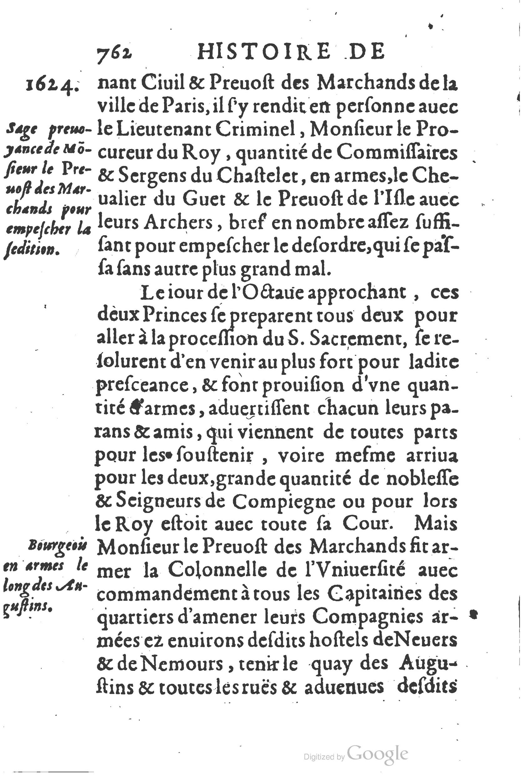 1626 - Joseph Bouillerot - Trésor de l’histoire générale de notre temps - BSB Munich
