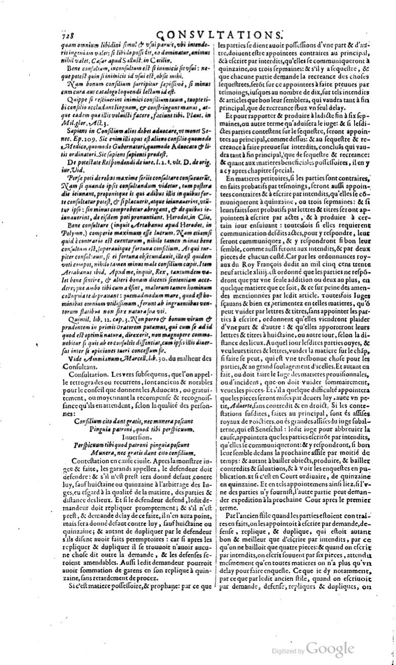 1629 - Veuve Nicolas Buon - Trésor du droit français (29620 T. 1) - BM Lyon