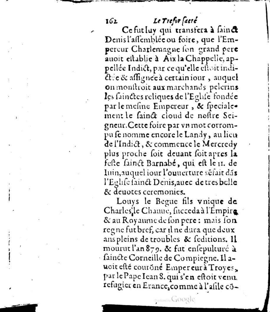 1636 - Jean Billaine - Trésor sacré ou inventaire des saintes reliques - British Library
