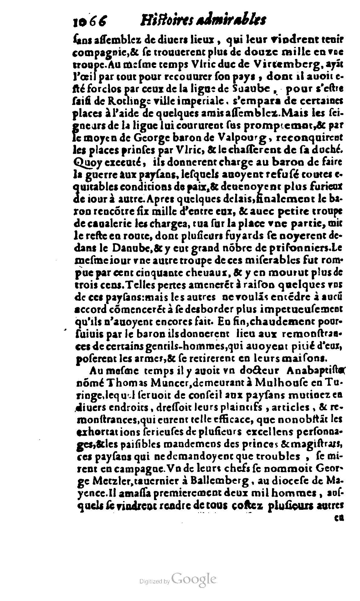 1620 - Samuel Crespin - Trésor d’histoires admirables et mémorables - BCU Lausanne