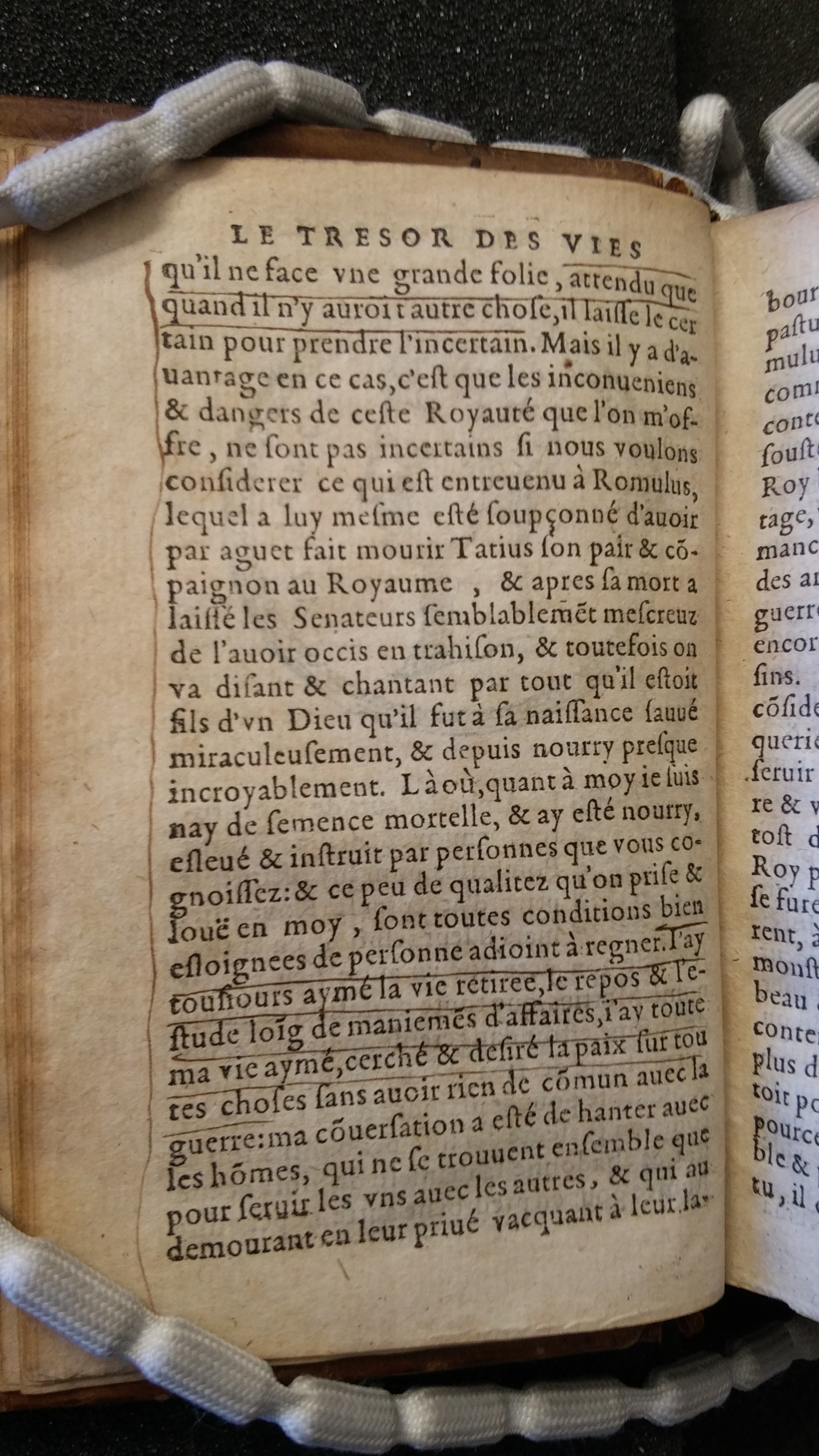 1577 - Claude Micard - Trésor des vies de Plutarque - Saint-Gallen