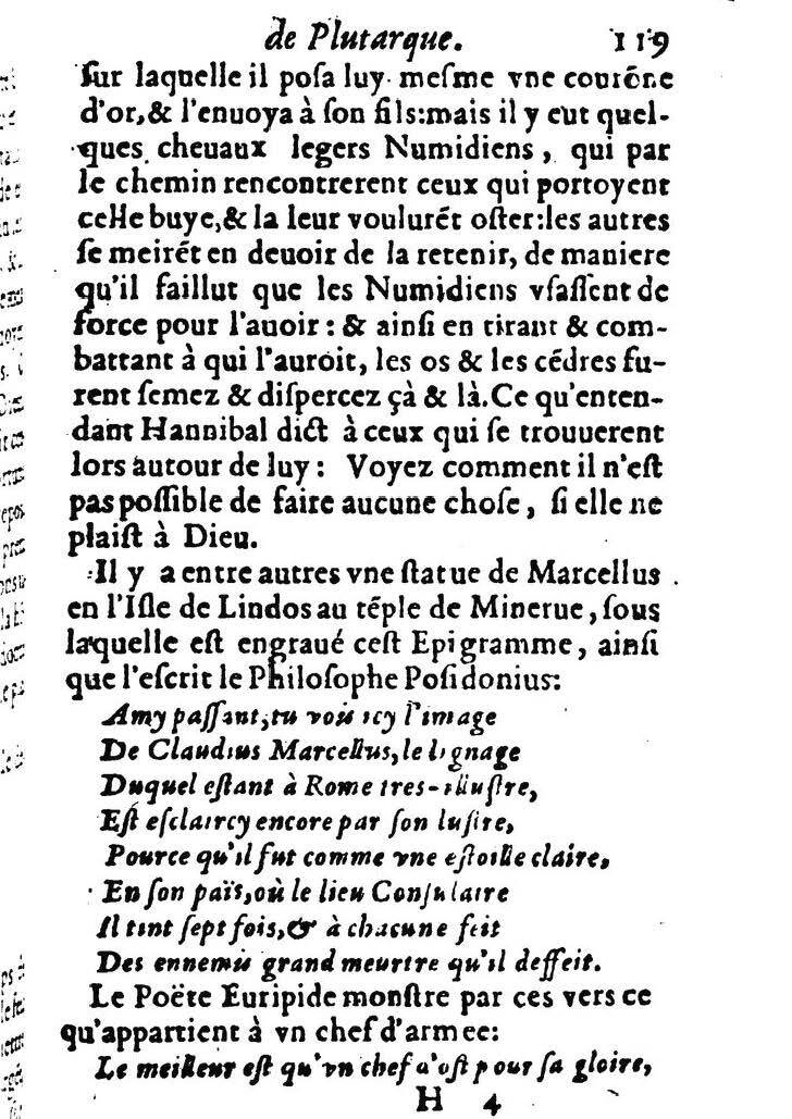 1611 - Pierre Rigaud - Trésor des vies de Plutarque - BM Lyon