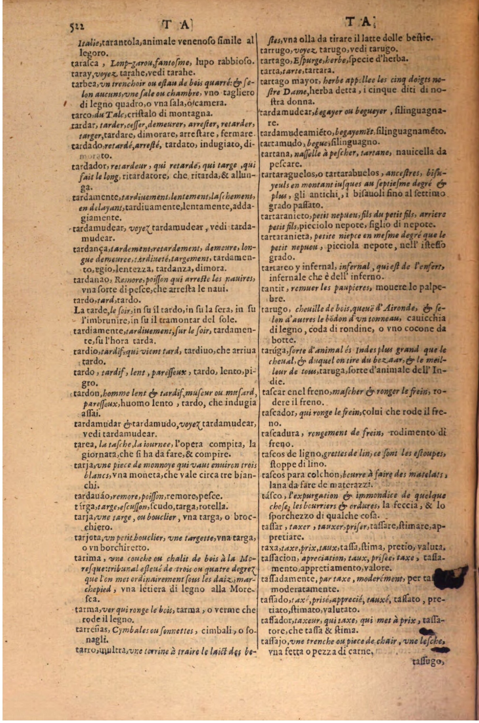 1606 Samuel Crespin Thresor des trois langues, francoise, italiene et espagnolle - BSB-556.jpeg