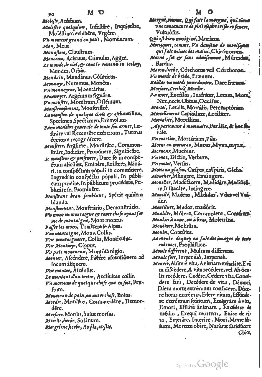 1558 - Guillaume Rouillé - Trésor des mots et traits français - BSB Munich 1558 - Guillaume Rouillé - Trésor des mots et traits français - BSB Munich