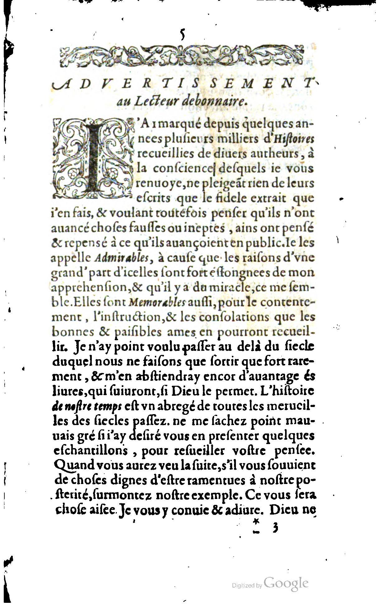1620 - Samuel Crespin - Trésor d’histoires admirables et mémorables - BCU Lausanne