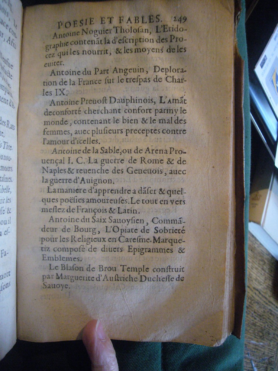 1602 - François Jacquin - Trésor des bons esprits français - BnF Arsenal