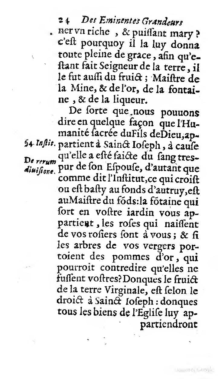 1646 - Jean Piot - Trésor inestimable de Saint-Joseph - BNC Rome