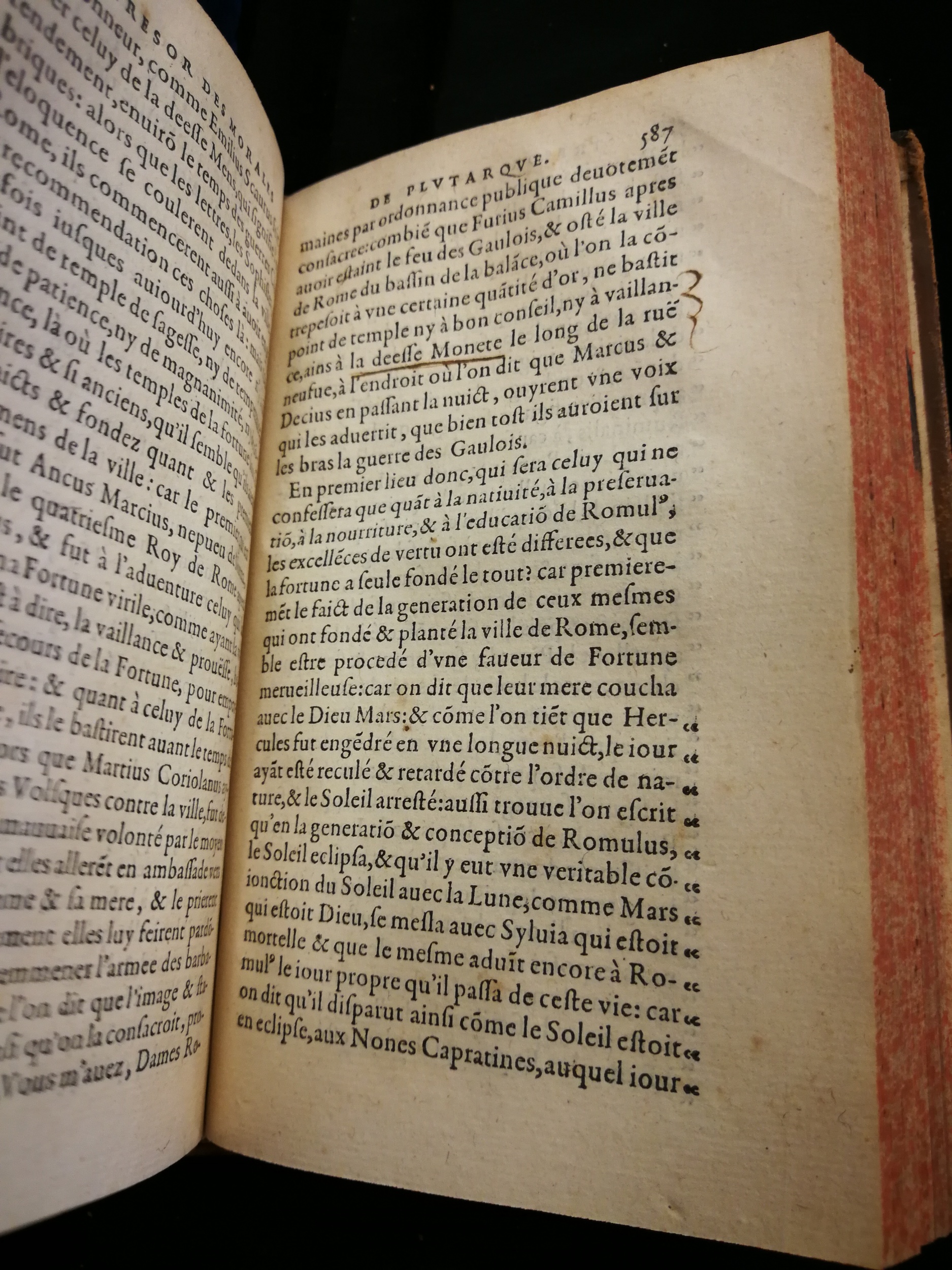 1577 - Jean Poupy - Trésor des morales de Plutarque - Les Méjanes, Aix-en-Provence 1577 - Jean Poupy - Trésor des morales de Plutarque - Les Méjanes, Aix-en-Provence