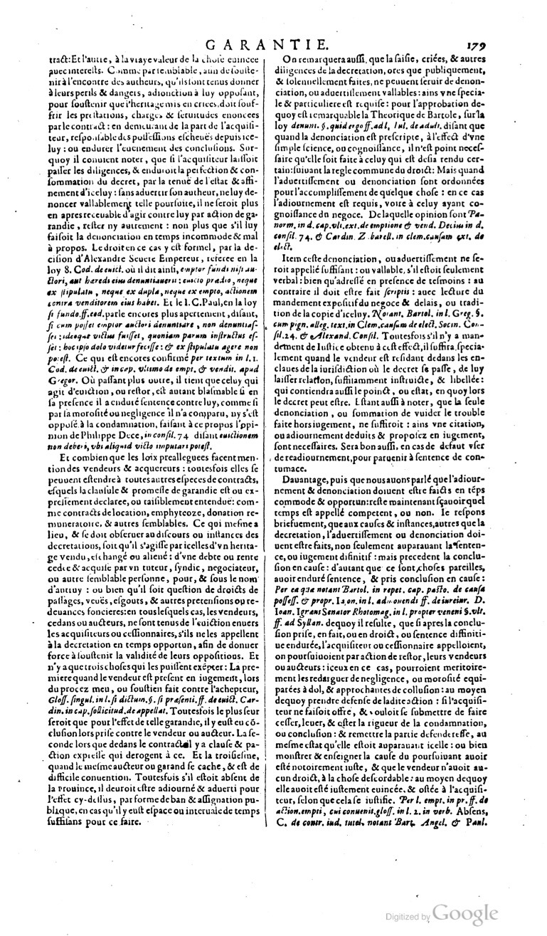 1629 - Veuve Nicolas Buon - Trésor du droit français (29620 T. 2) - BM Lyon