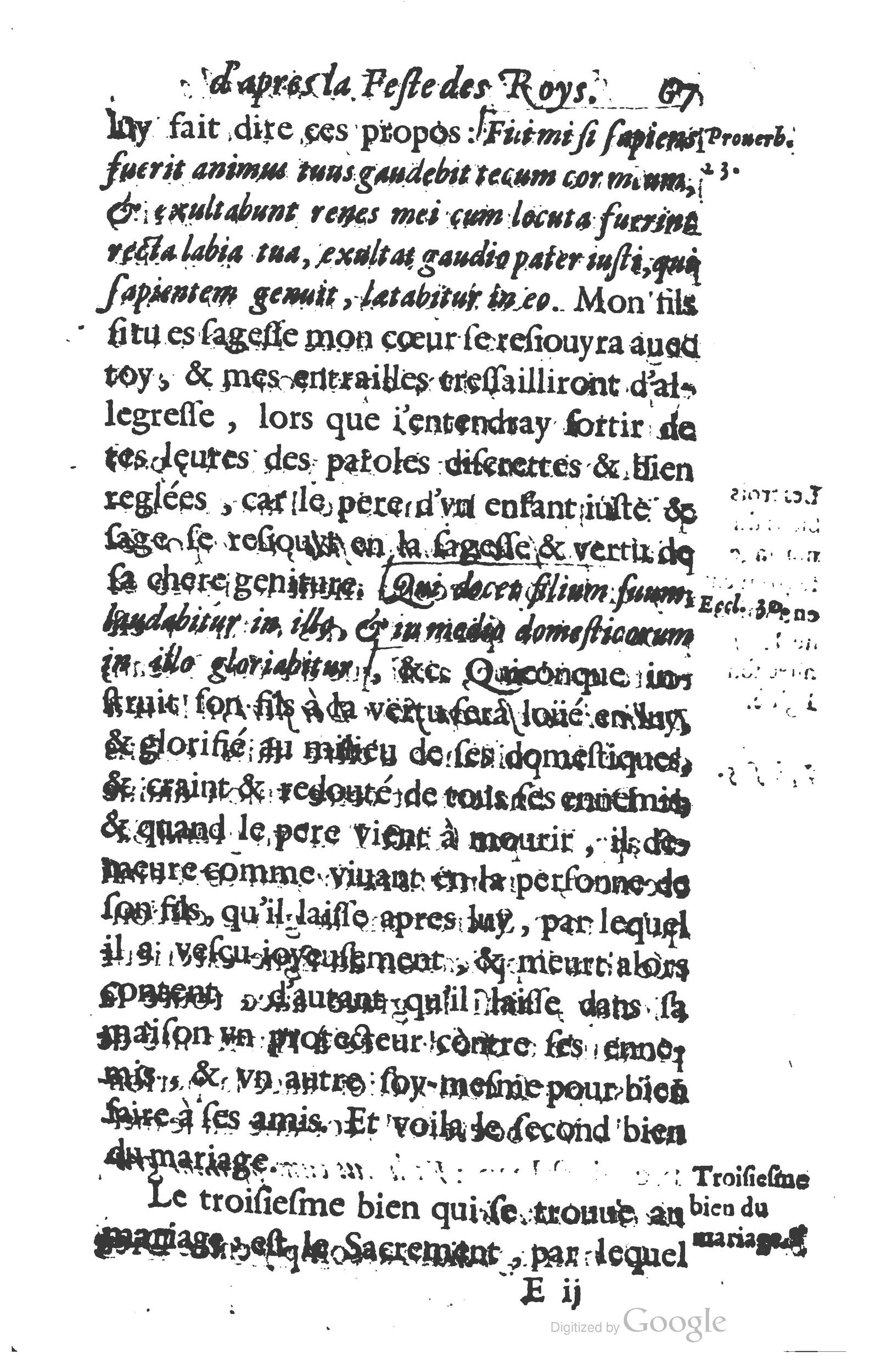 1629 - Manassés de Préaulx - Sermons ou Trésors de la piété chrétienne - BM Lyon