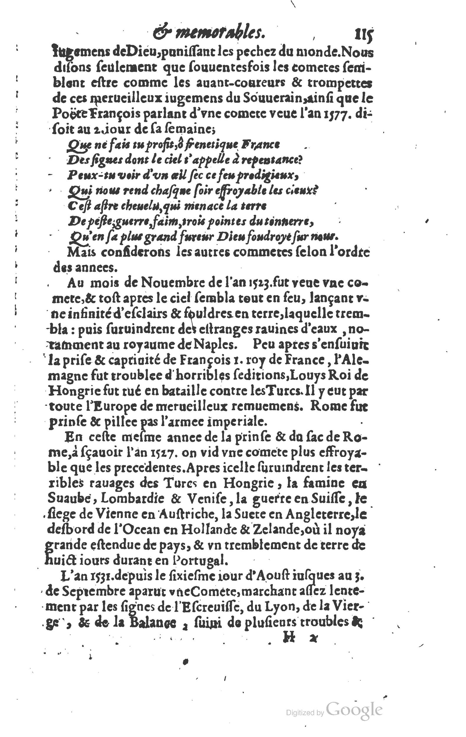 1610 - Paul Marceau - Trésor d’histoires admirables et mémorables - Princeton