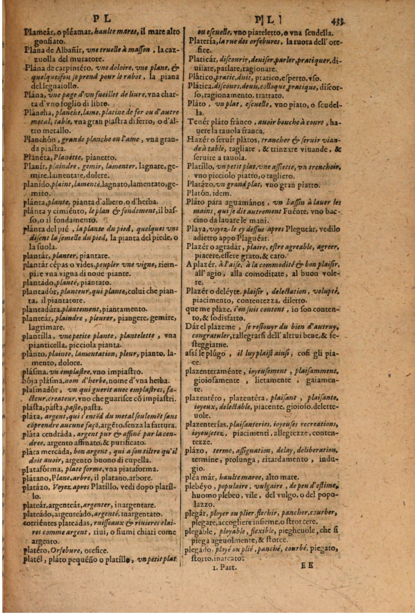 1606 Samuel Crespin Thresor des trois langues, francoise, italiene et espagnolle - BSB-457.jpeg