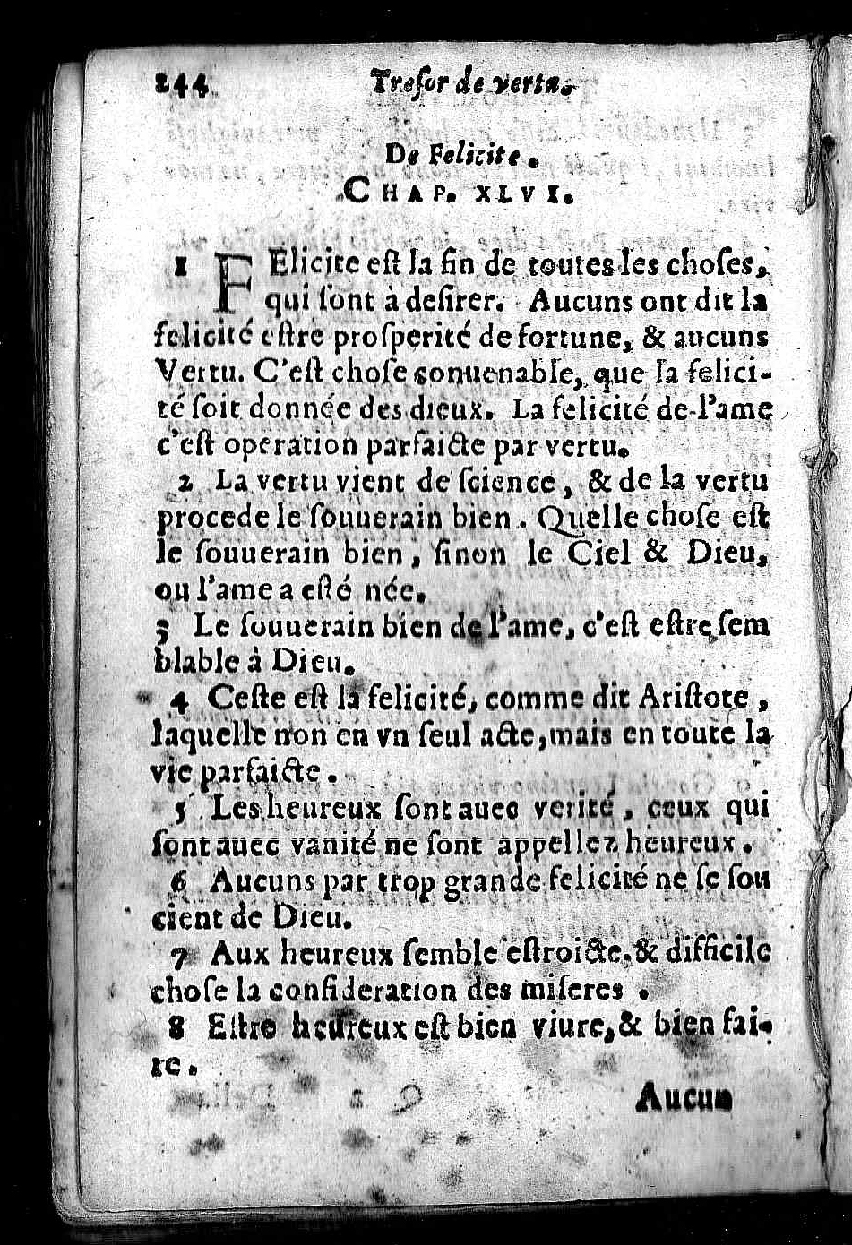 1592  - Giorgio Marescotti - Trésor de vertu - Arezzo