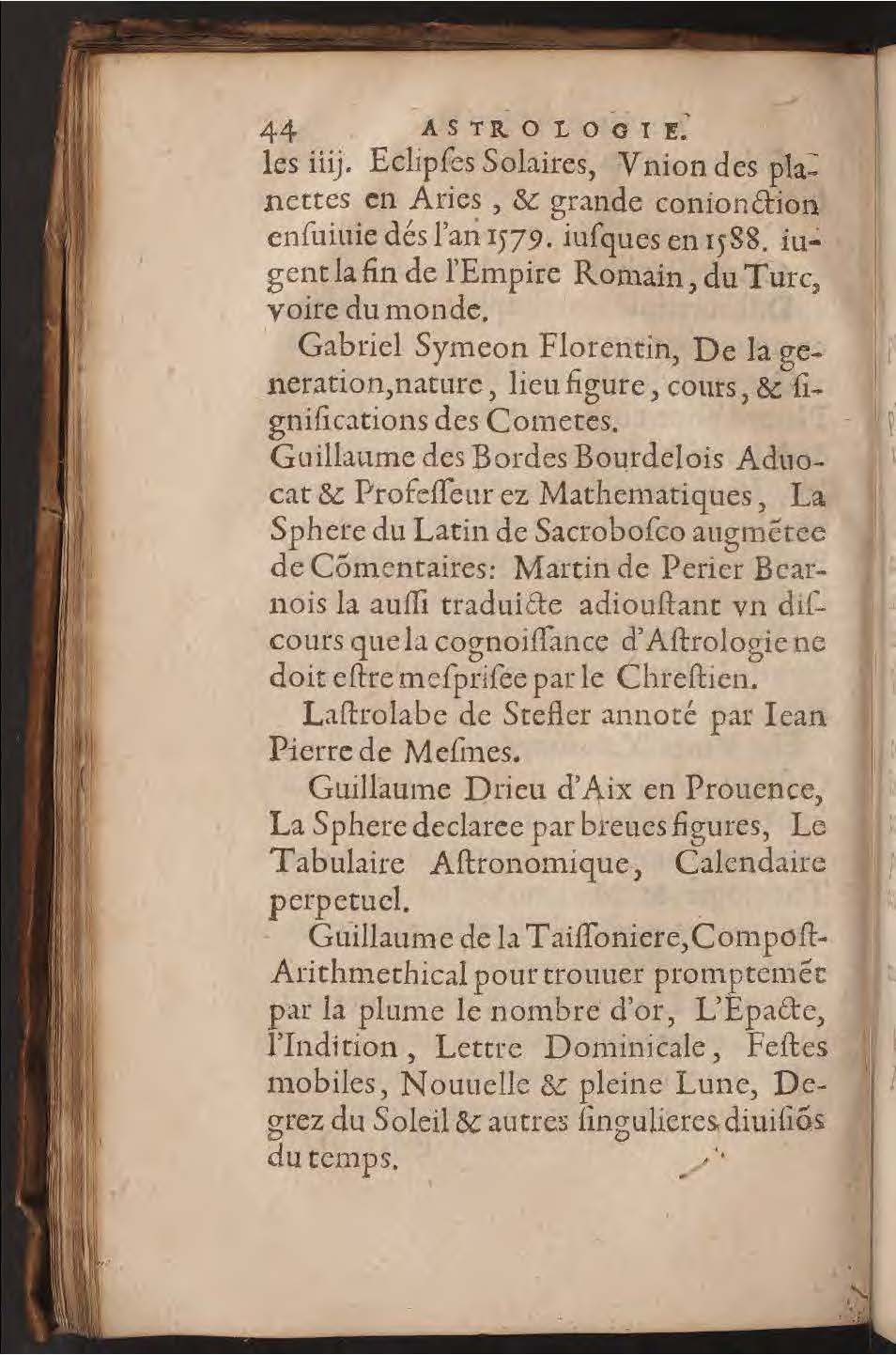 1602 - François Jacquin - Trésor des bons esprits français - BnF Arsenal