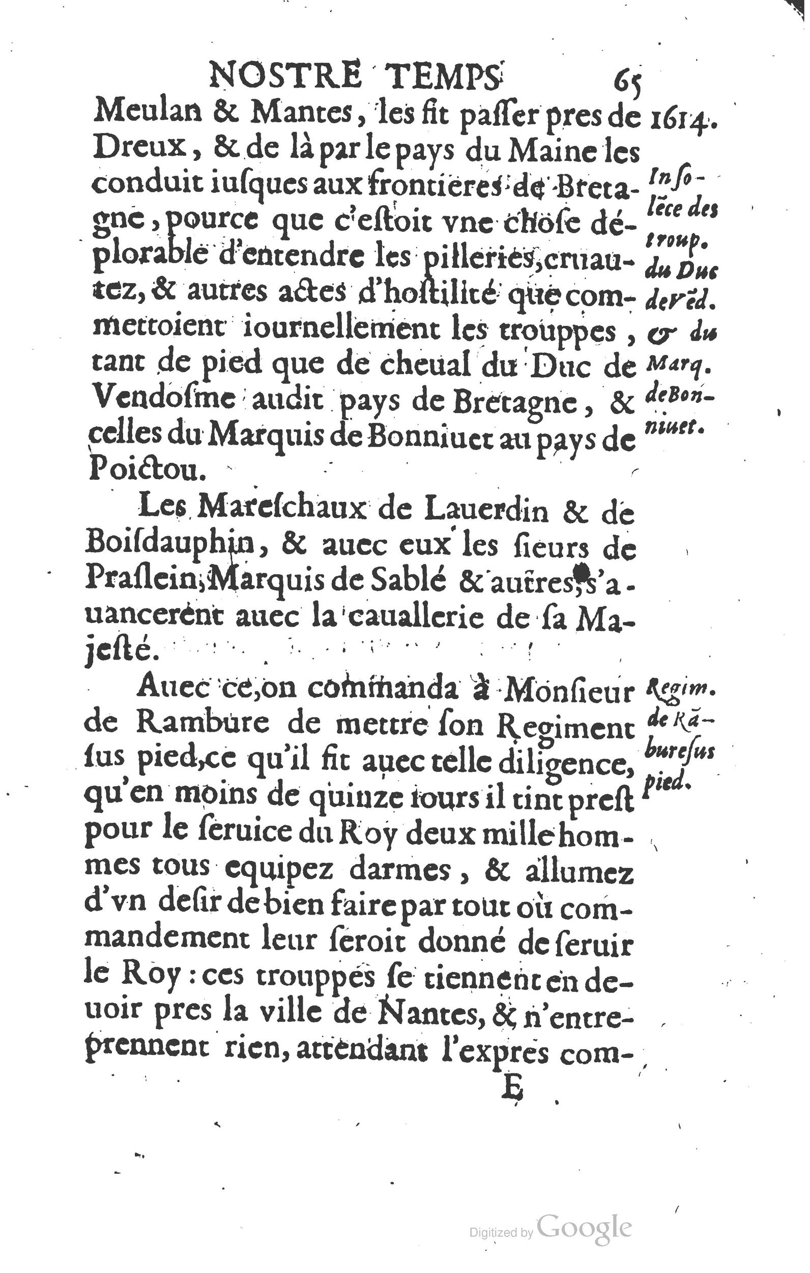 1624 - Joseph Bouillerot - Trésor de l’histoire générale de notre temps - BM Lyon 1624 - Joseph Bouillerot - Trésor de l’histoire générale de notre temps - BM Lyon