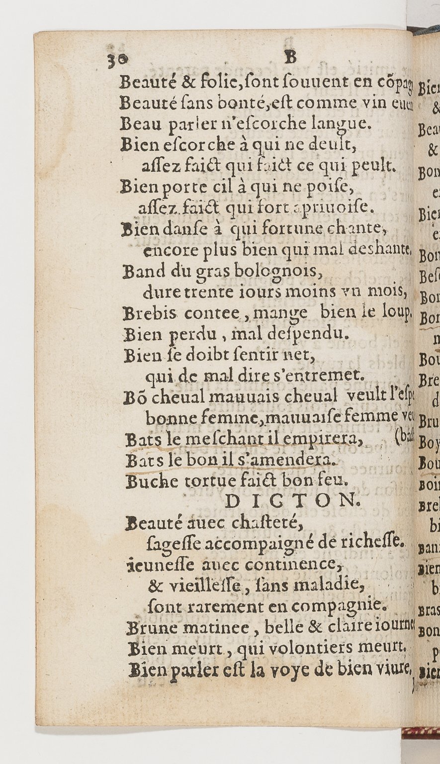 1577 - Jean d’Ogerolles - Trésor de sentences dorées - BnF Arsenal