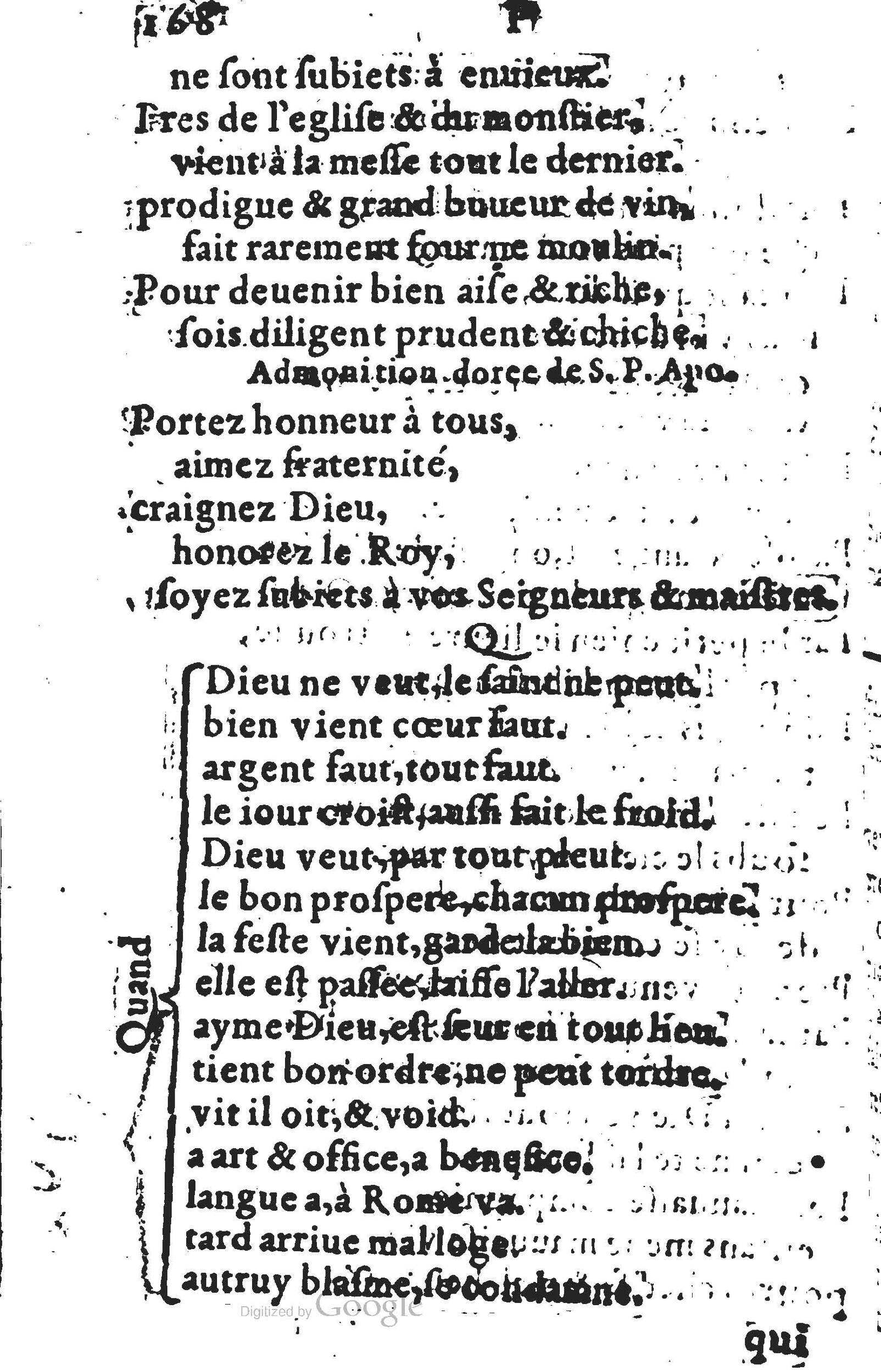 1578 - Nicolas Lescuyer - Trésor des sentences dorées - UGent