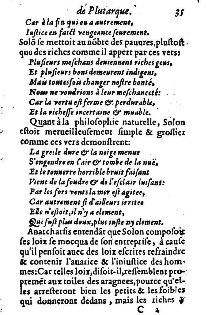 1611 - Pierre Rigaud - Trésor des vies de Plutarque - BM Lyon