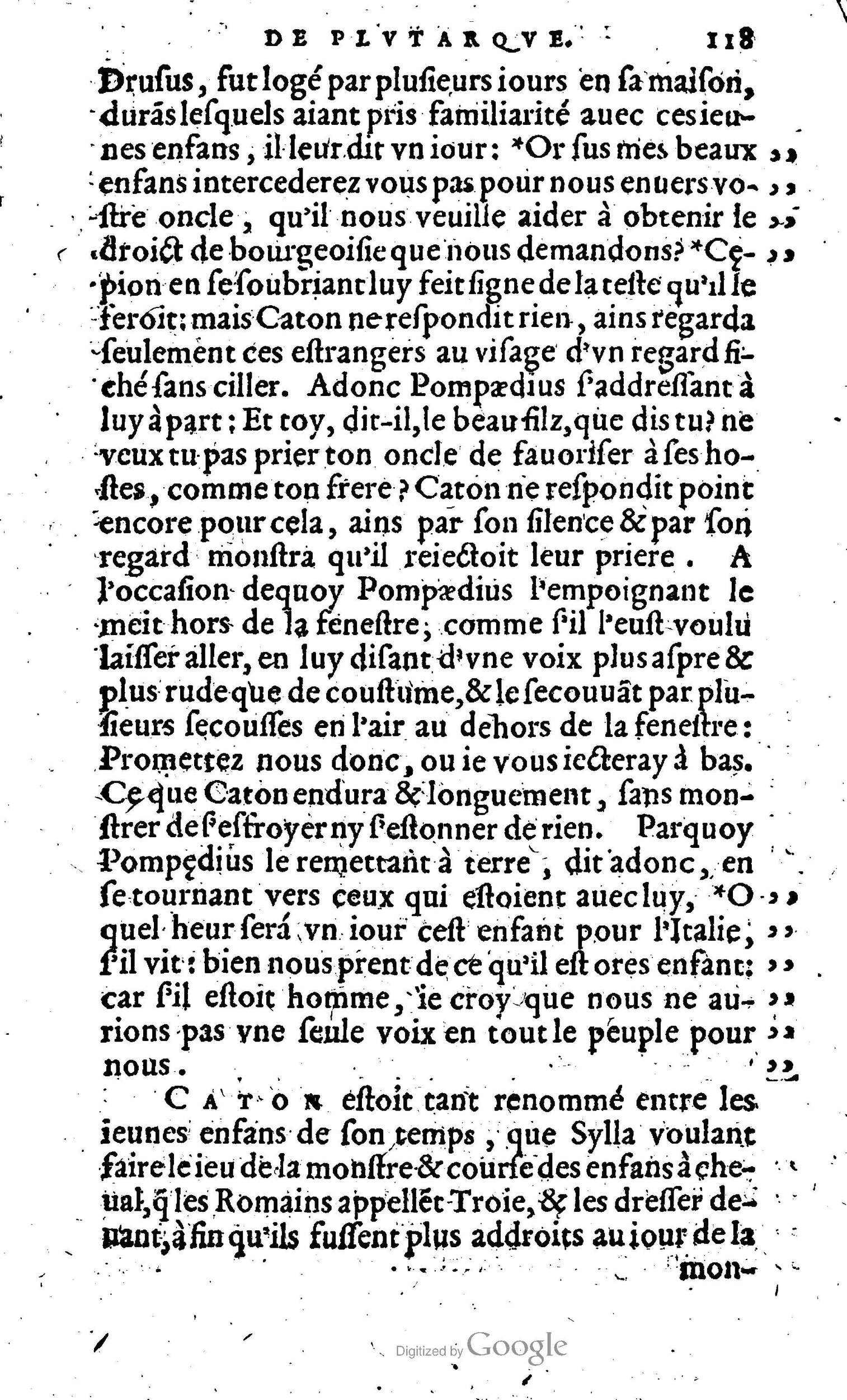 1568 - Willem Silvius - Trésor des vies de Plutarque - Anvers Plantin-Moretus 1568 - Willem Silvius - Trésor des vies de Plutarque - Anvers Plantin-Moretus