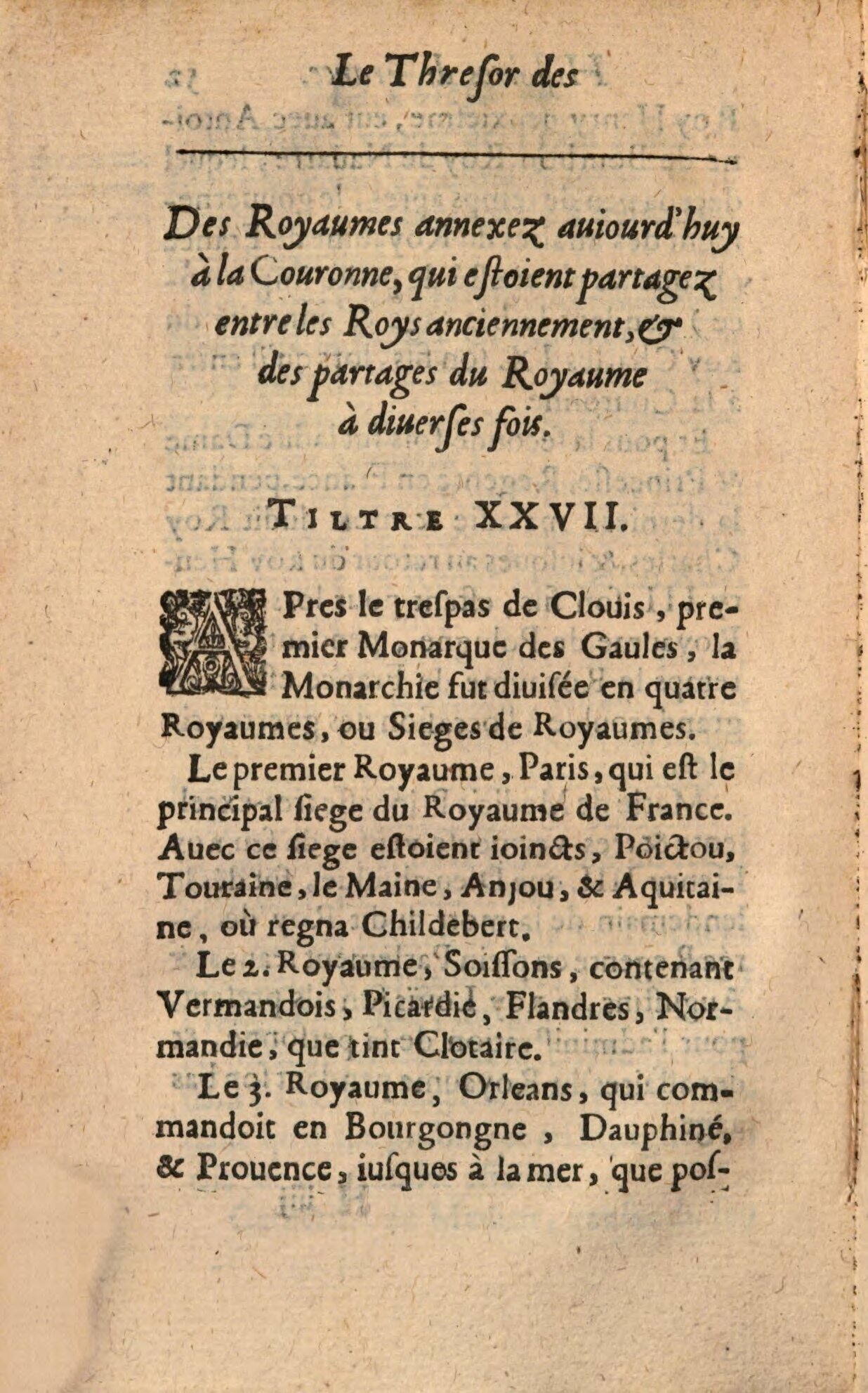 1639 - Jean Corrozet - Trésor des histoires de France - BSB Munich 1639 - Jean Corrozet - Trésor des histoires de France - BSB Munich