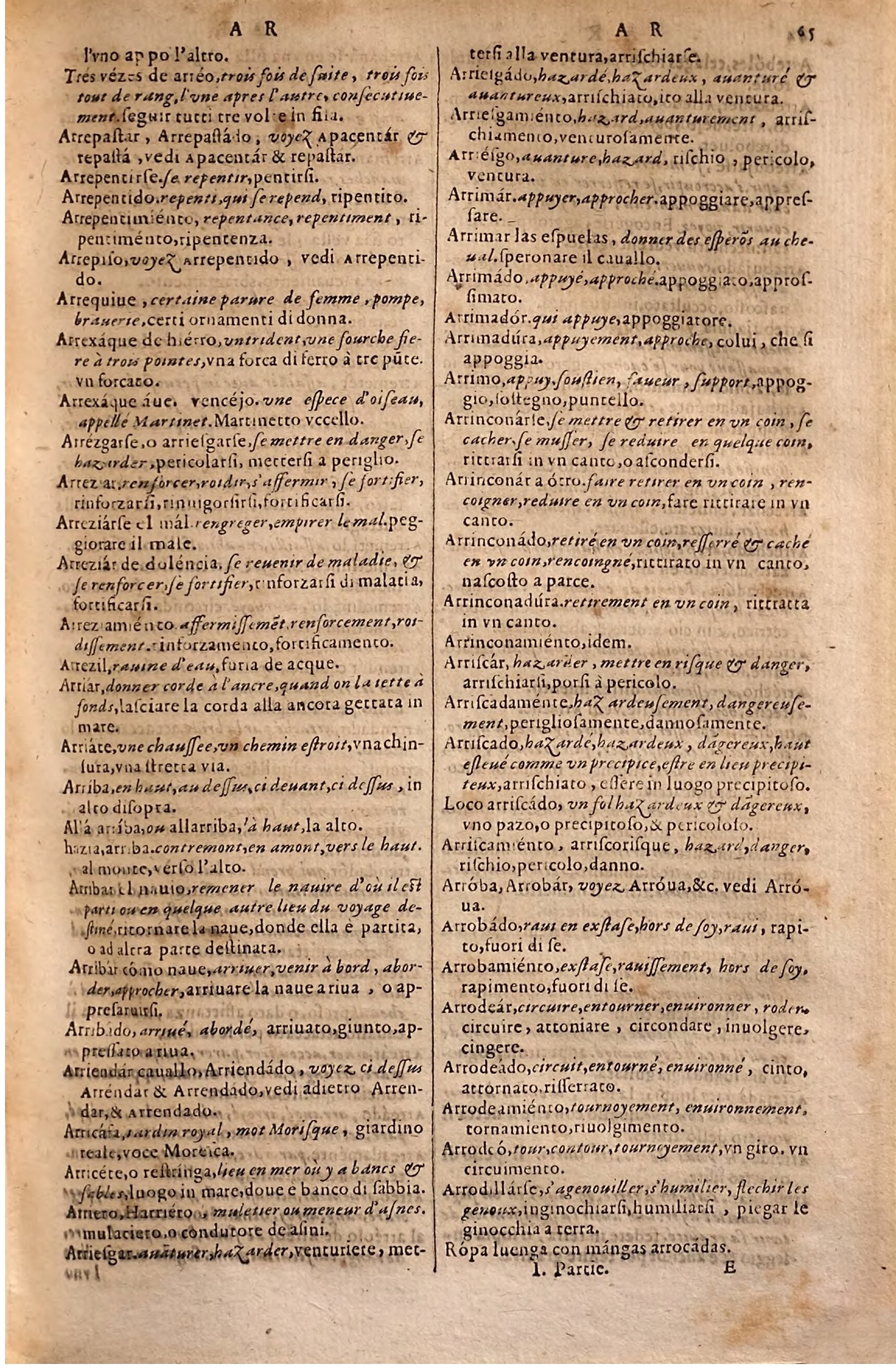 1627 - Jacques Crespin - Trésor des trois langues - Regensburg