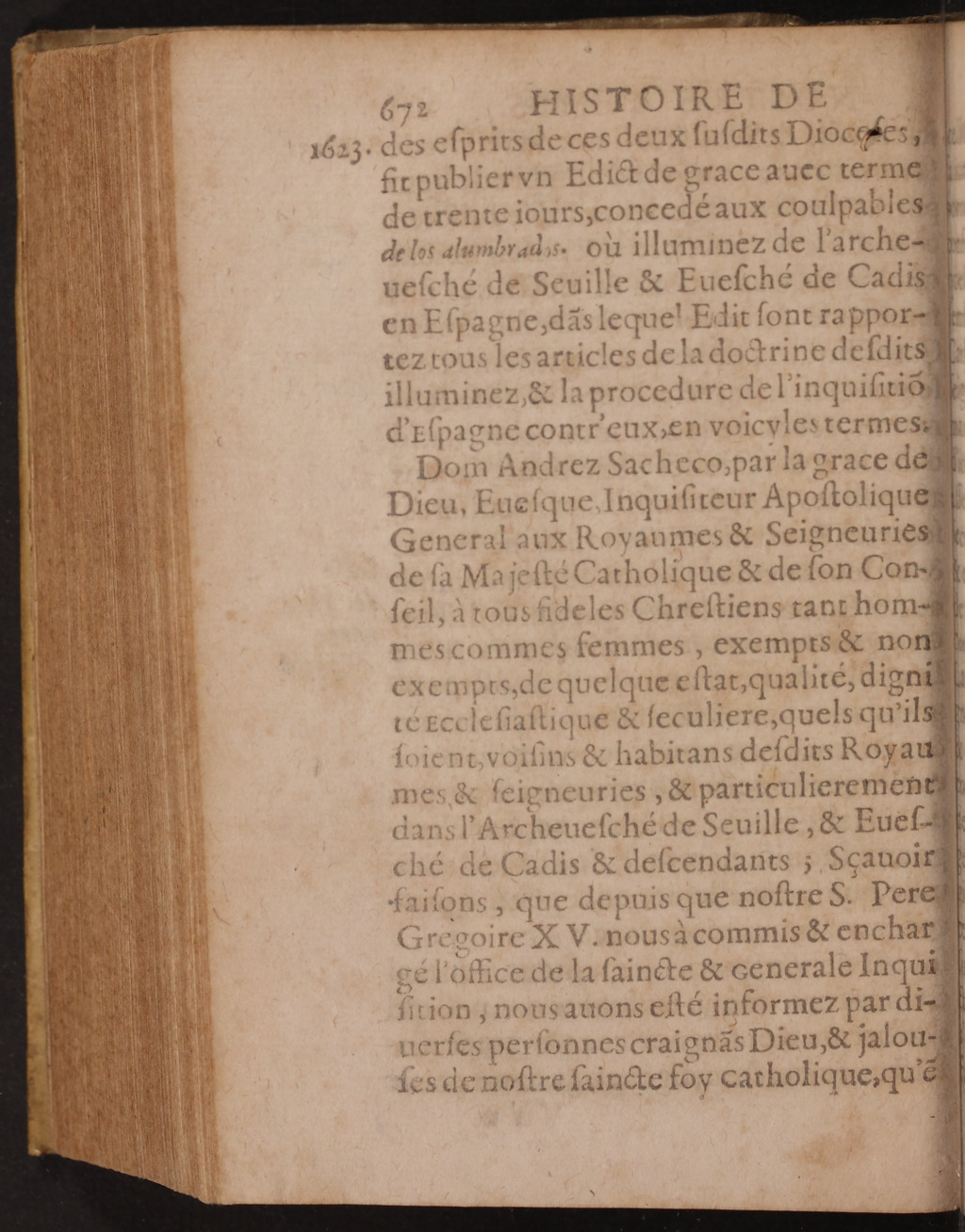 1626 - Joseph Bouillerot - Trésor de l’histoire générale de notre temps - BnF Arsenal