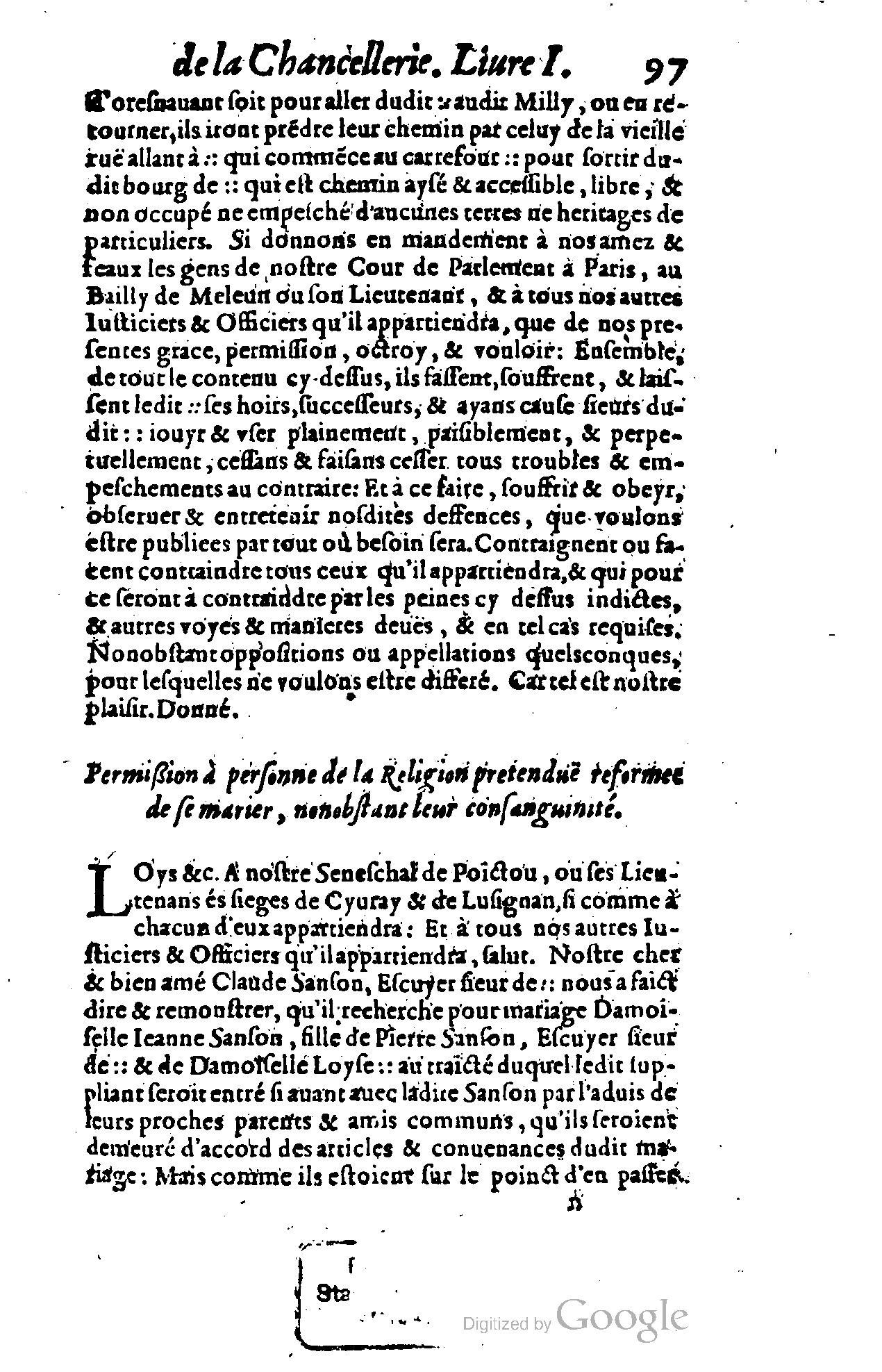 1614 - Jean Richer - Trésor du nouveau style et protocole de la chancellerie de France - BSB Munich