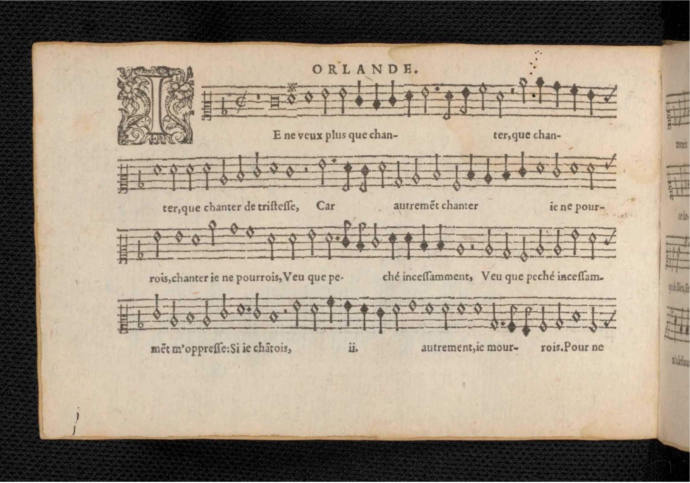 1576 - [Pierre de Saint-André] - Trésor de musique d’Orlande de Lassus Quinta et Sexta pars - KBR Bruxelles