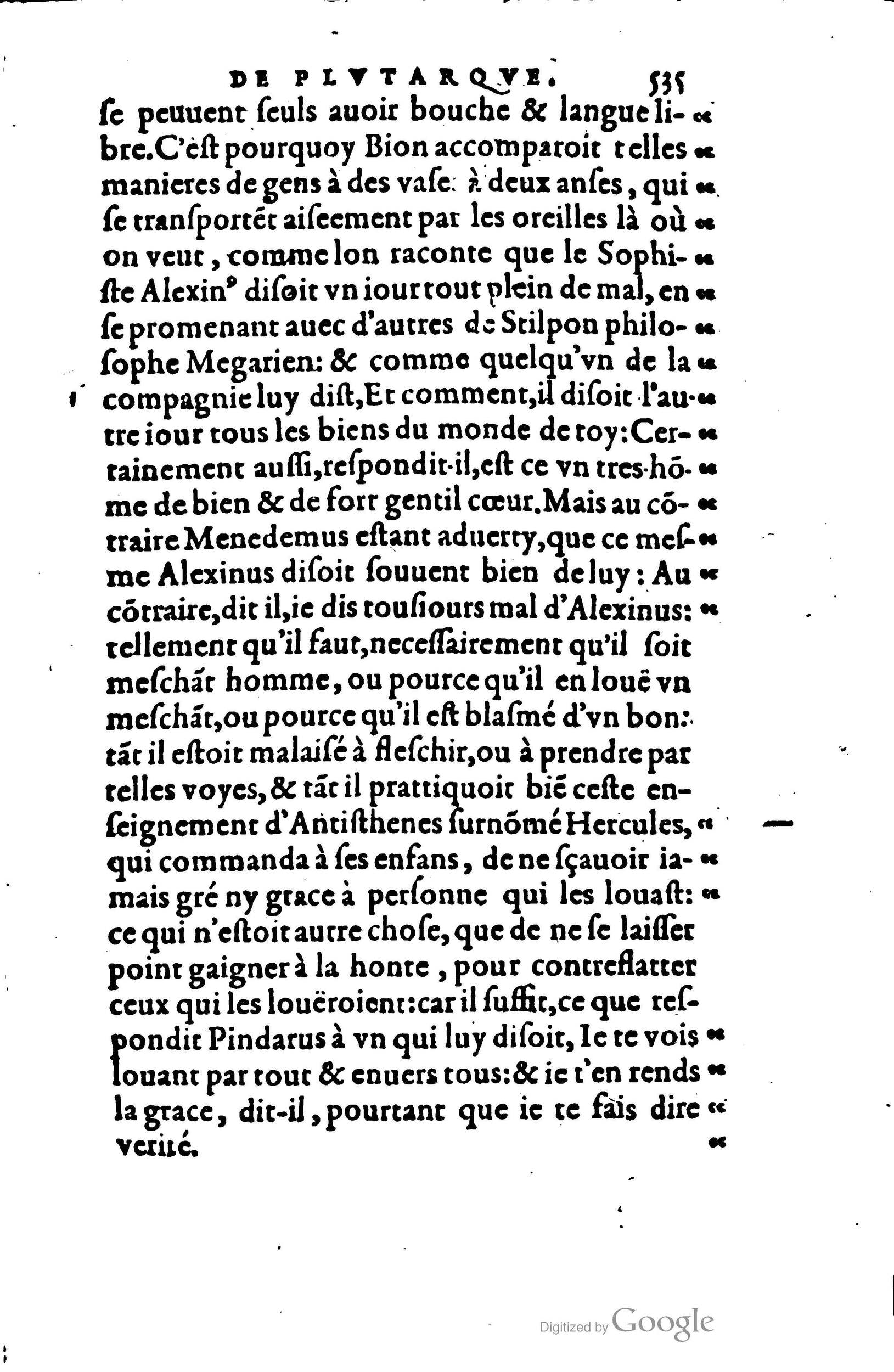 1578 - Jean Poupy - Trésor des morales de Plutarque - BSB Munich
