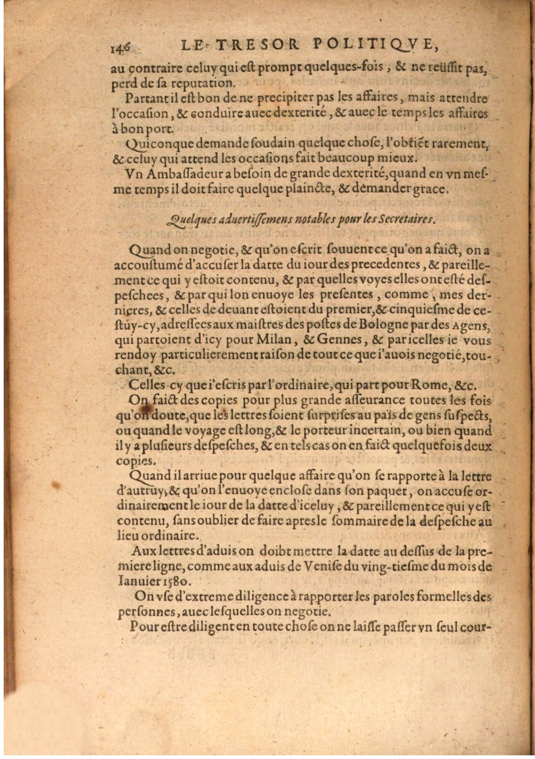 1608 - Nicolas Du Fossé - Trésor politique - BSB Munich 1608 - Nicolas Du Fossé - Trésor politique - BSB Munich