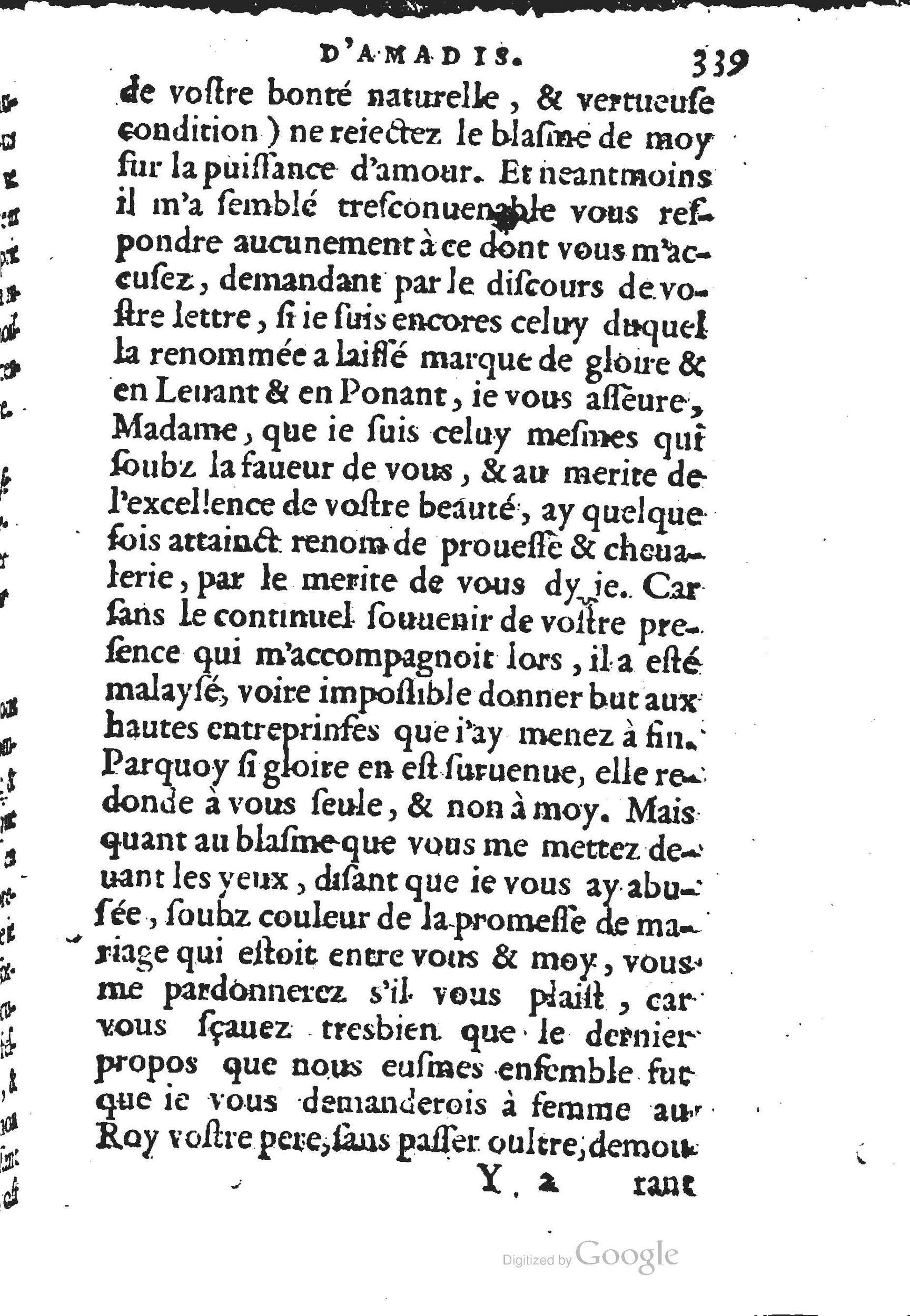 1560 - Jean d’Ogerolles et Gabriel Cotier Lyon - Trésor des Amadis - BSB Munich