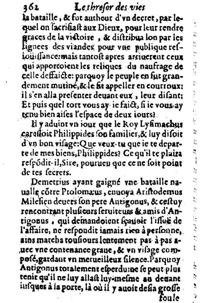 1611 - Pierre Rigaud - Trésor des vies de Plutarque - BM Lyon