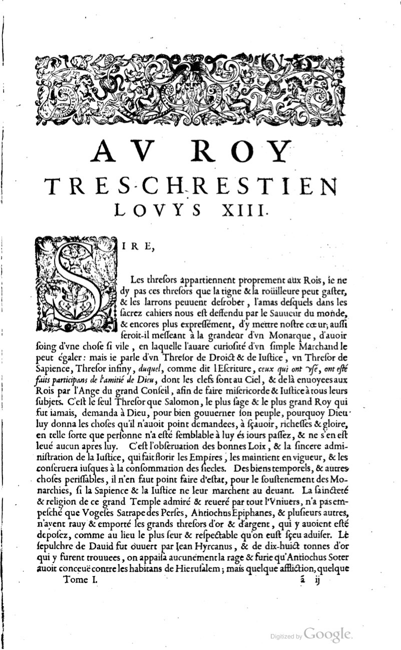 1629 - Veuve Nicolas Buon - Trésor du droit français (21754 T. 1) - BM Lyon