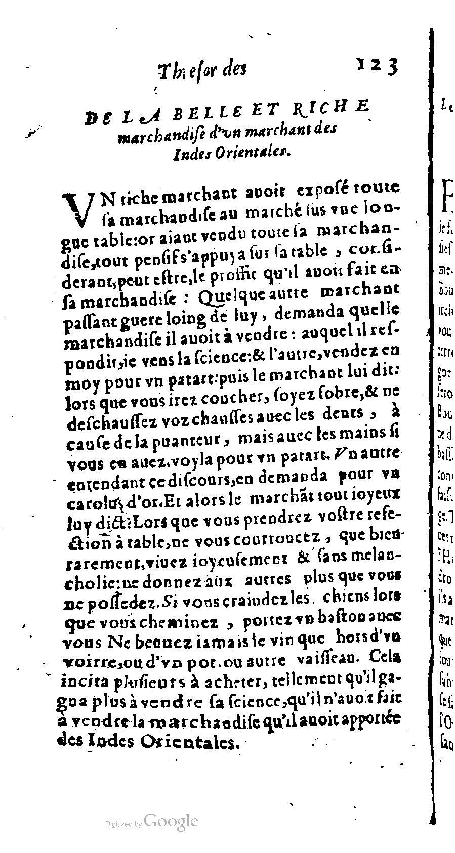1611 - Romain de Beauvais - Trésor des récréations - BM Lyon
