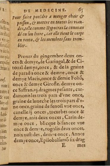 1586 - Benoît Rigaud - Trésor des fleurs et secrets de médecine - Université Paris Cité 1586 - Benoît Rigaud - Trésor des fleurs et secrets de médecine - Université Paris Cité