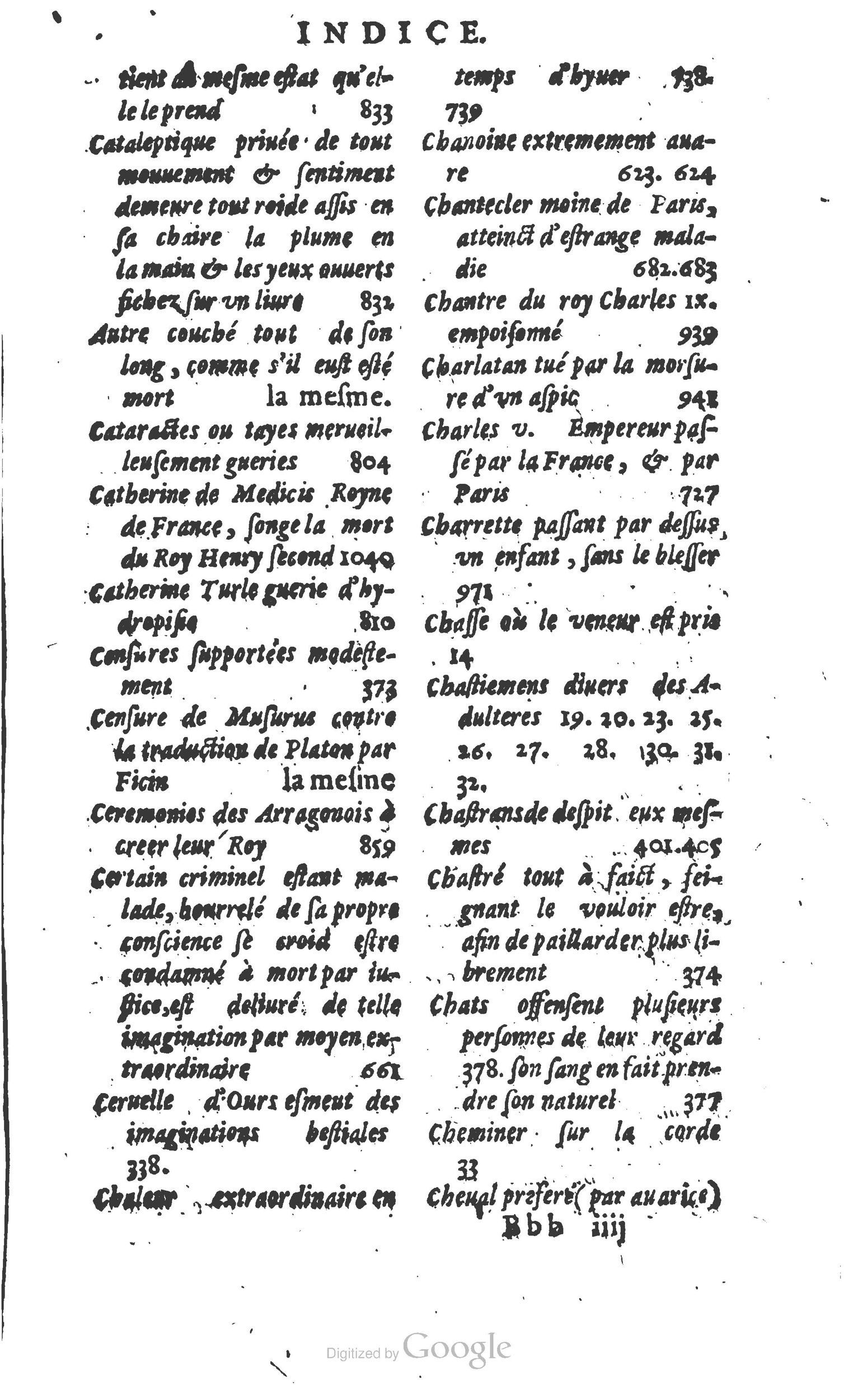 1610 - Paul Marceau - Trésor d’histoires admirables et mémorables - Princeton