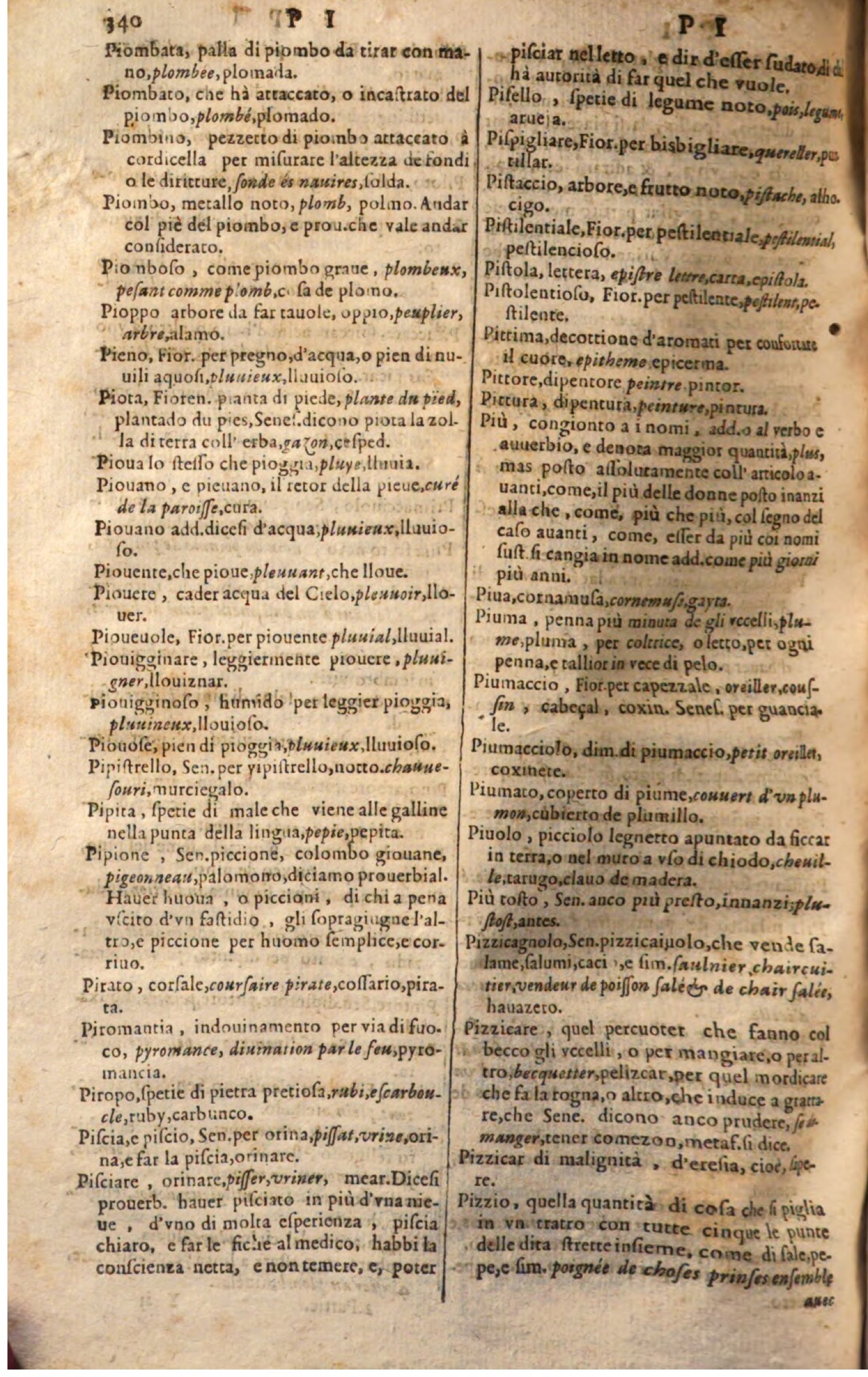 1644 - Jacques Crespin - Trésor des trois langues - Passau 1644 - Jacques Crespin - Trésor des trois langues - Passau