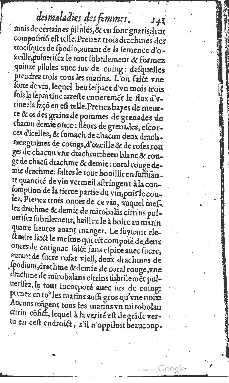 1617 - Jean Le Bouc - Trésor des remèdes secrets - BM Lyon
