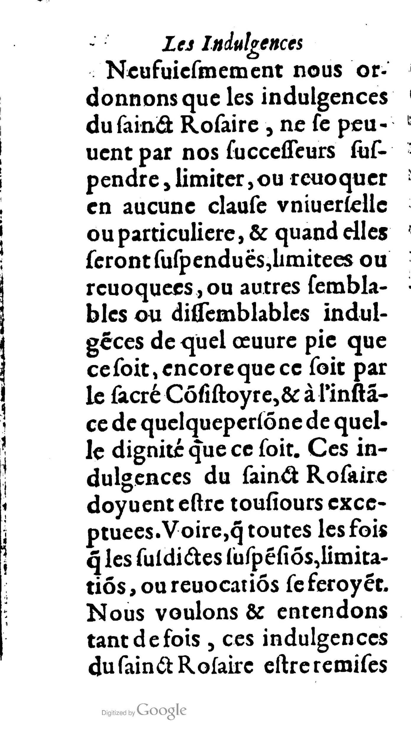 1604 - Jean Le Bouc - Trésor des indulgences du Saint Rosaire - BM Lyon