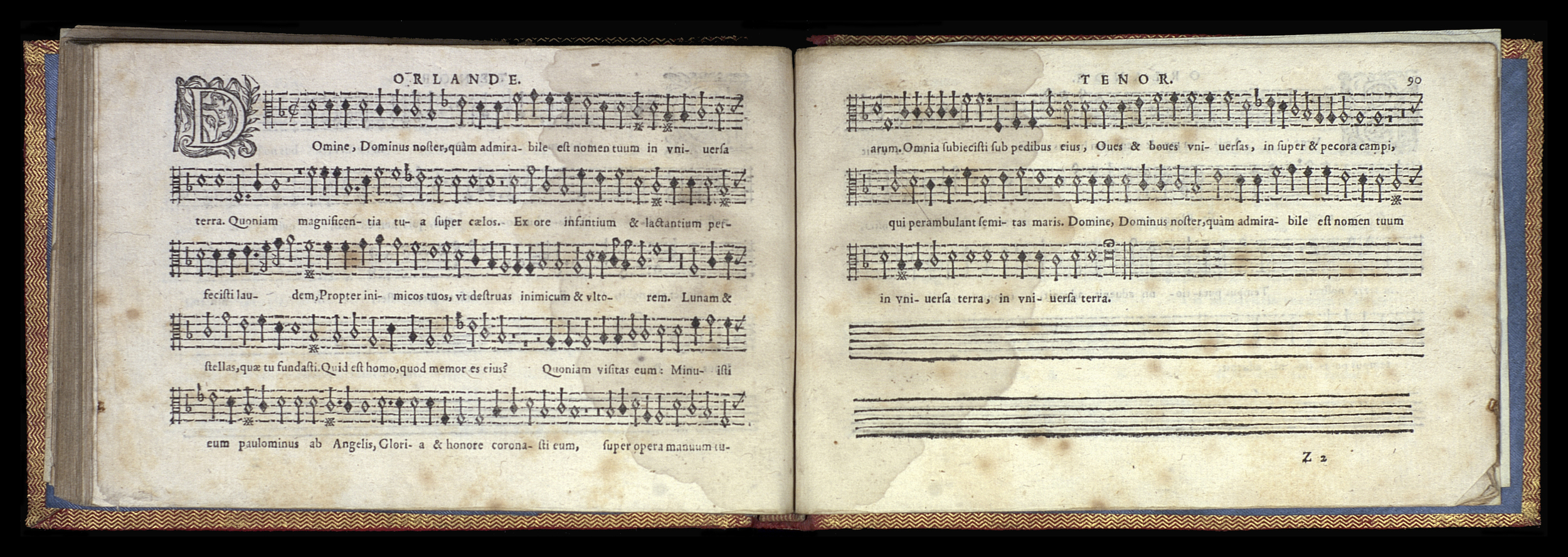 1582 - [Pierre de Saint-André] - Trésor de musique d’Orlande de Lassus Tenor - Mons