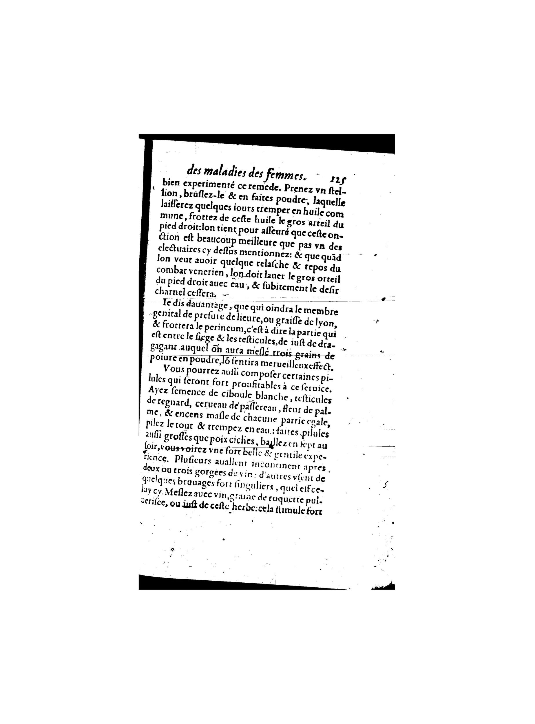 1587 - Jacques du Puis - Trésor des remèdes secrets pour les maladies des femmes - BnF