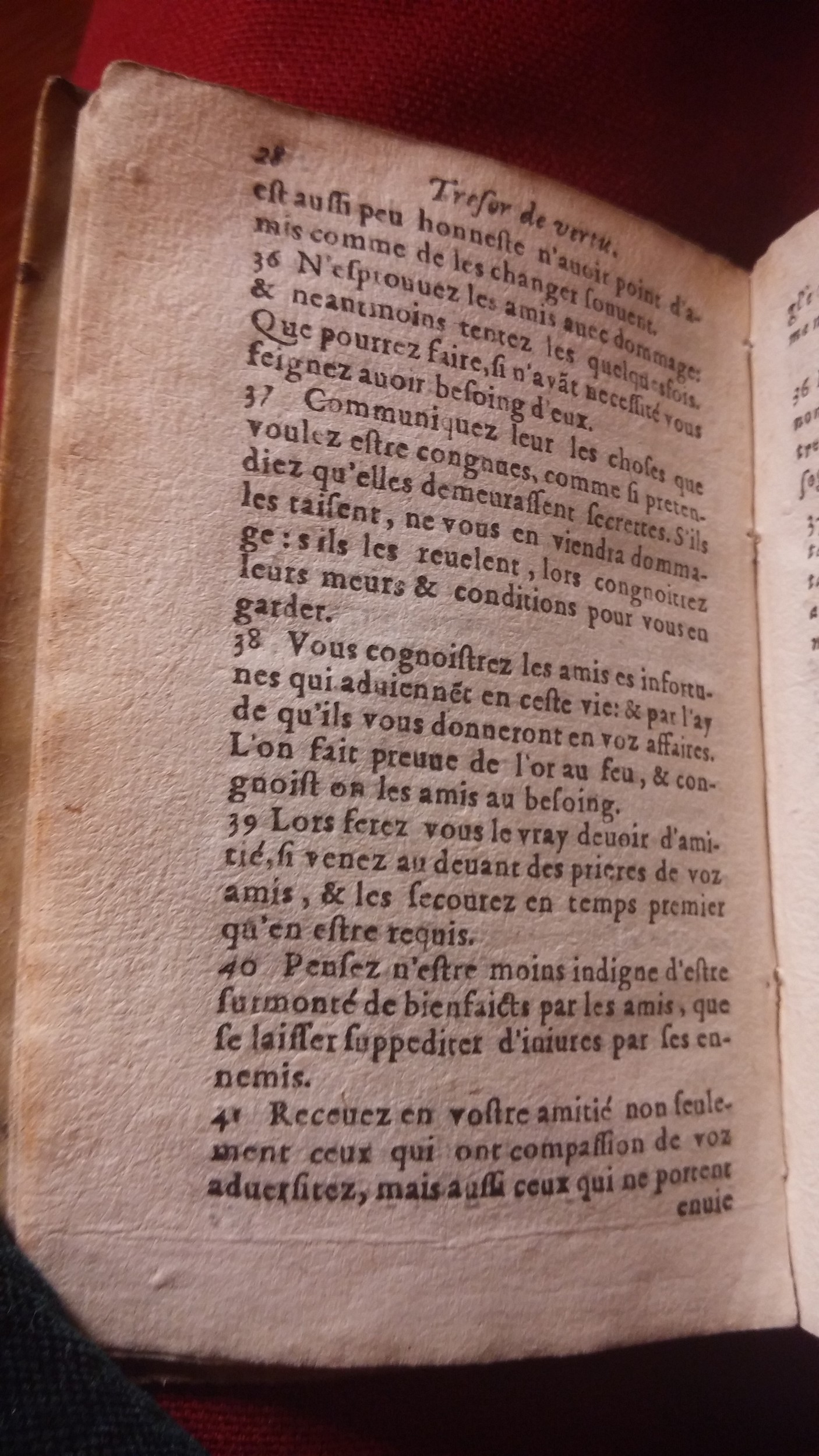 1583 - Benoît Rigaud - Trésor de vertu - BnF