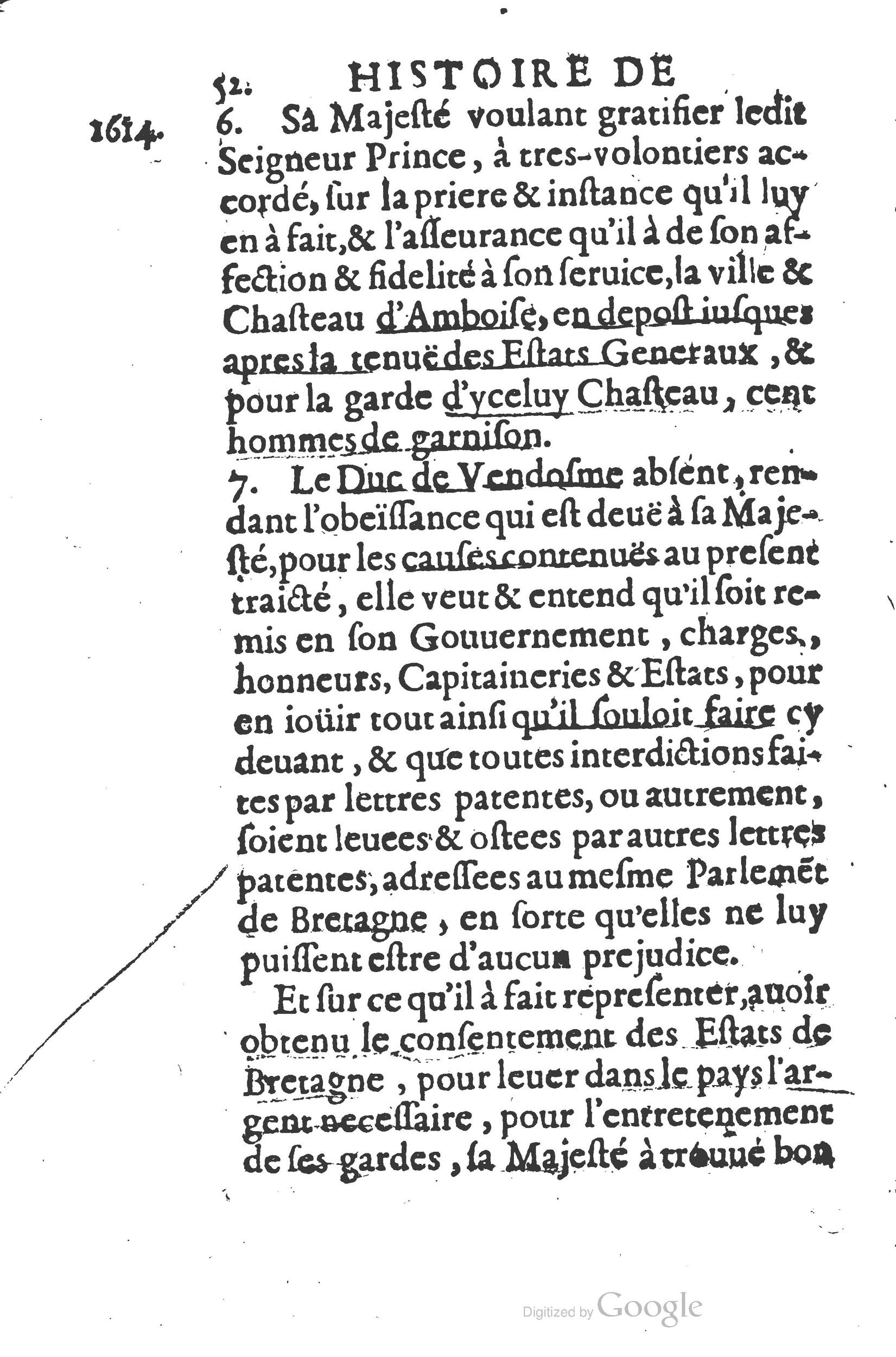 1626 - Joseph Bouillerot - Trésor de l’histoire générale de notre temps - BSB Munich
