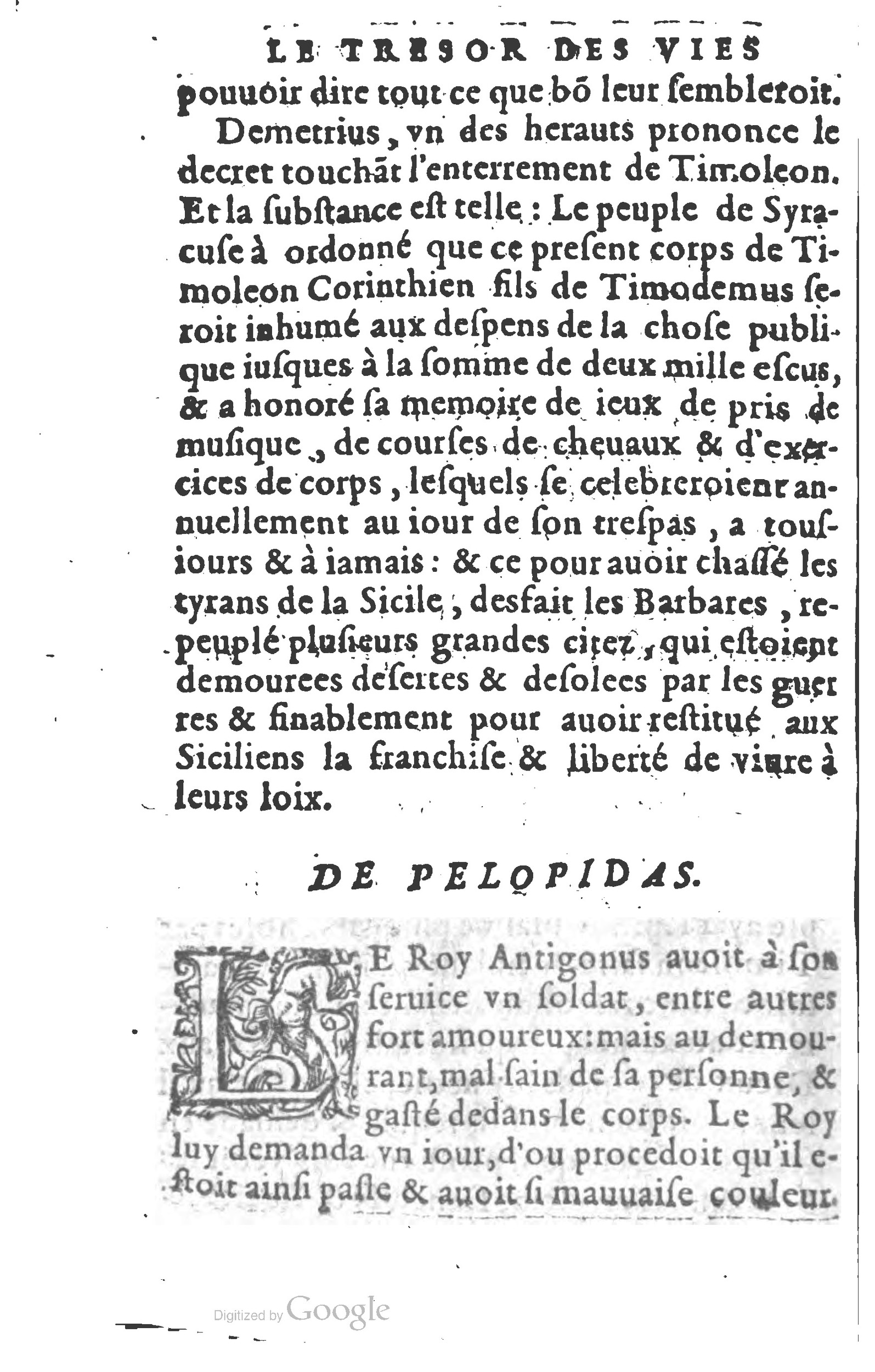 1577 - Claude Micard - Trésor des vies de Plutarque - BSB Munich 1577 - Claude Micard - Trésor des vies de Plutarque - BSB Munich