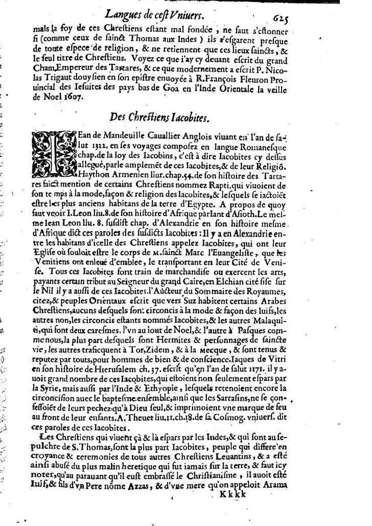 1613 - Matthieu Berjon - Trésor de l’histoire des langues de cet univers - BM Lyon