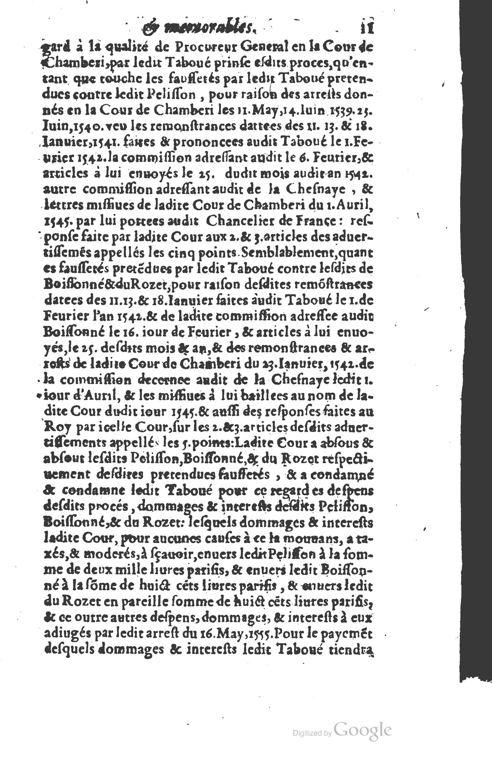 1610 - Paul Marceau - Trésor d’histoires admirables et mémorables - Princeton