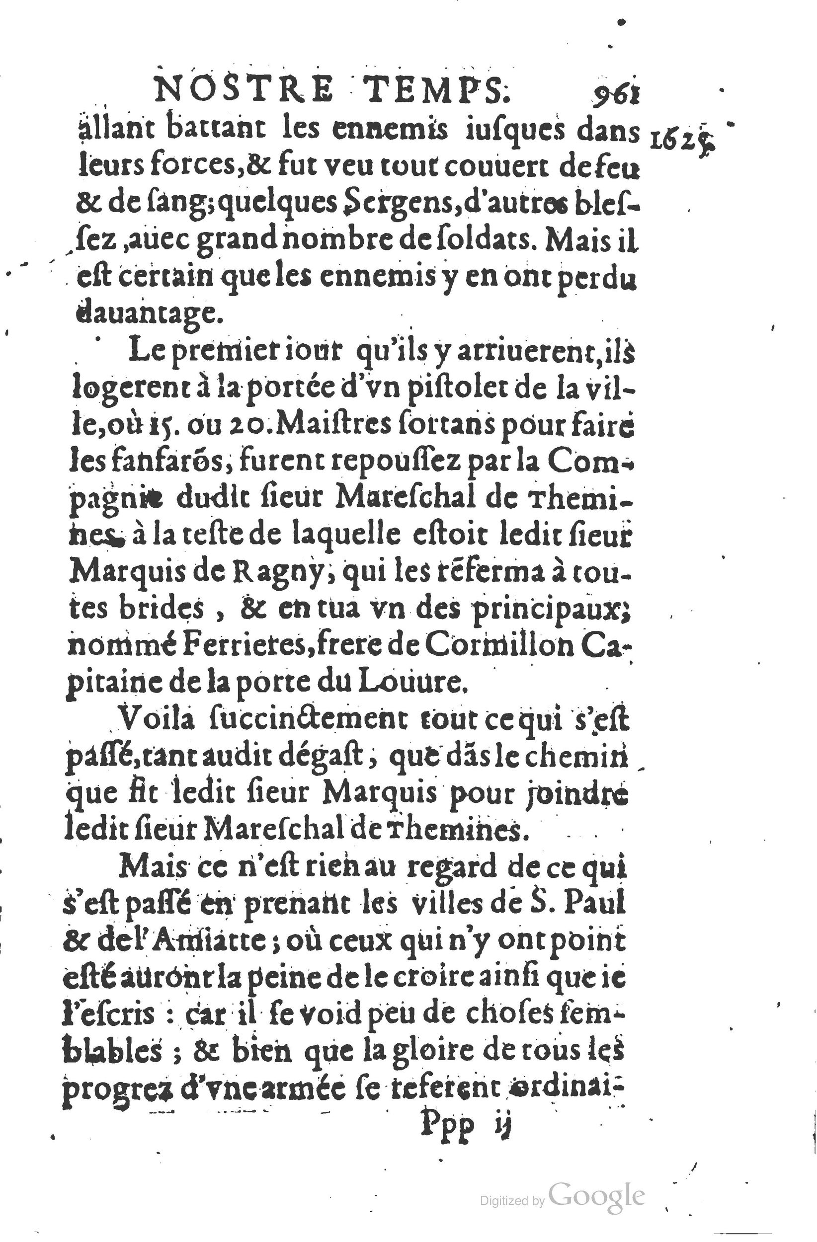 1626 - Joseph Bouillerot - Trésor de l’histoire générale de notre temps - BSB Munich