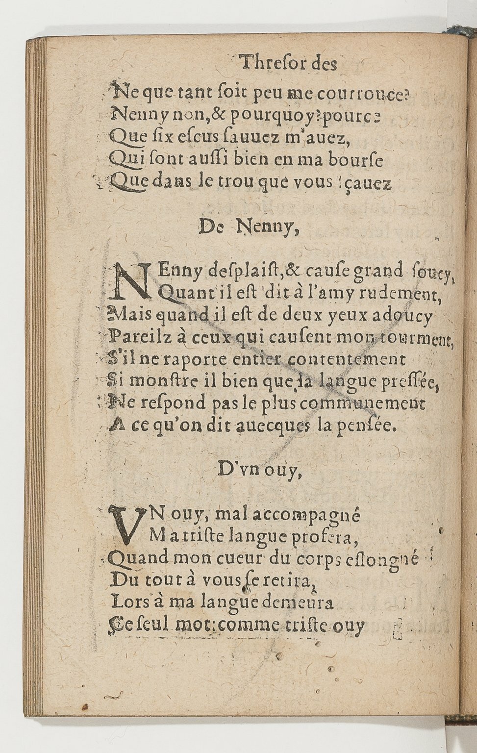 1568c. - Veuve Jean Bonfons - Trésor des joyeuses inventions du parangon de poésies - BnF Arsenal