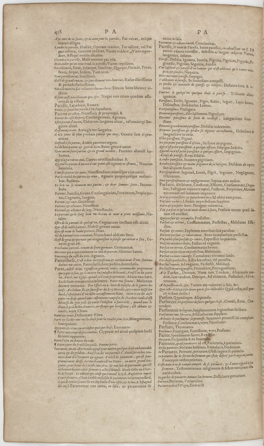 1606 - David Douceur - Trésor de la langue française - BnF